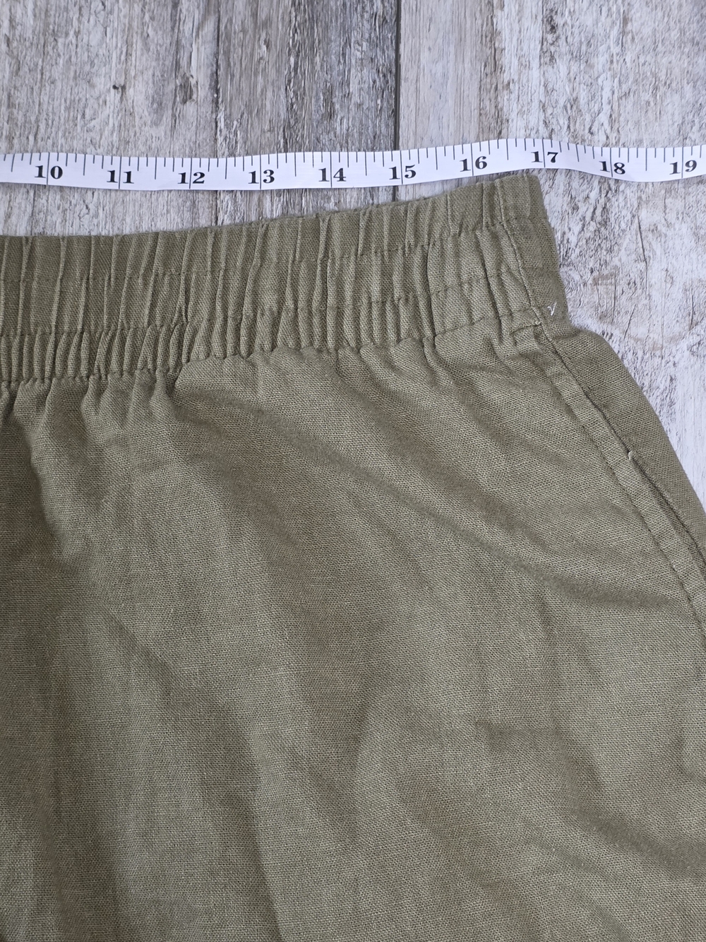 Old Navy Women's High-Waisted Wide-Leg Linen-Blend Lounge Pants Sz Lg - Picture 3 of 8